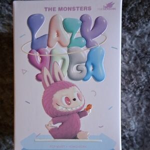 The Monsters Lazy Yoga Bunny Toy - Purple